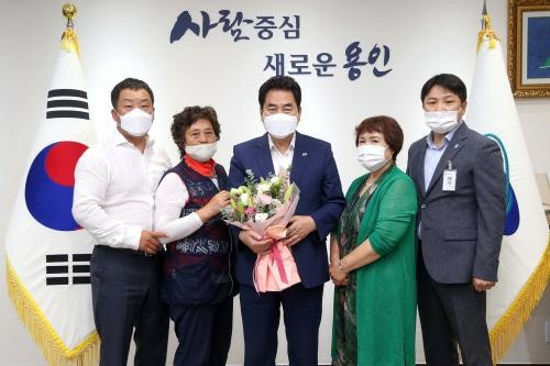 용인시장님과의 간담회 사진